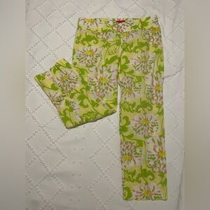 Lilly Pulitzer Jubilee print cropped pants
